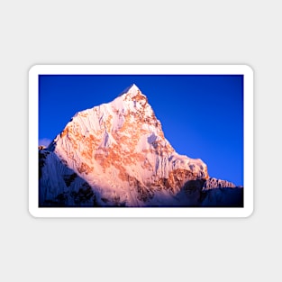 Epic Himalayan Mountain Sunset Magnet