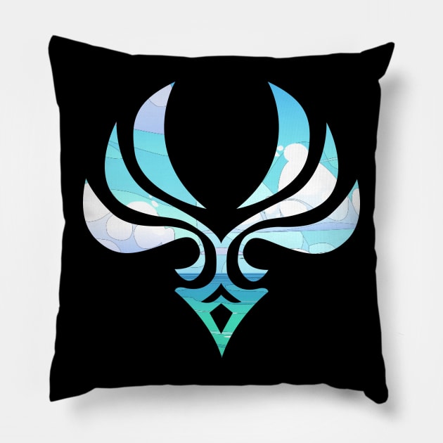 Anemo Wind Element | Genshin Impact Pillow by Artevak