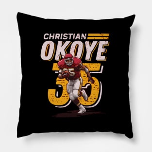 Christian Okoye Kansas City Dash Pillow