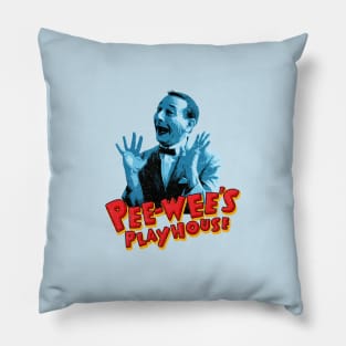 Pee Wee Herman Playhouse Light Blue Pillow