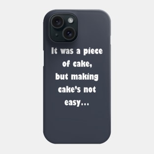 Barenaked Ladies - Piece Of Cake (light text) Phone Case