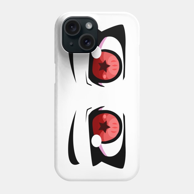 Anime Eyes Red Demon Phone Case by Miss_Akane