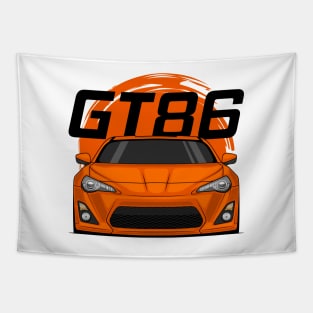 Front Orange GT86 MK1 Pre JDM Tapestry