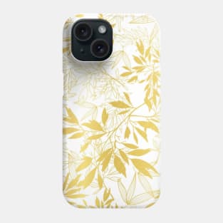 Golden leaves Phone Case