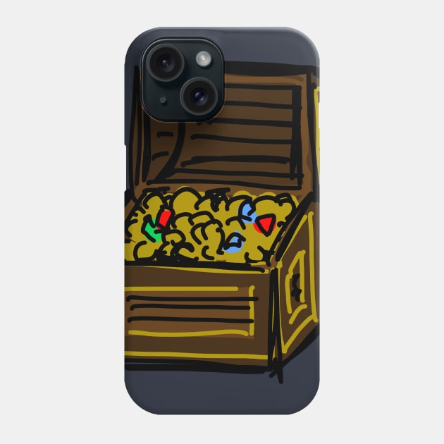 Treasure Chest Phone Case by SpookyMeerkat