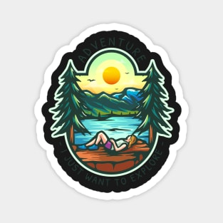 Scout, Adventure and Outdoor Badge Magnet