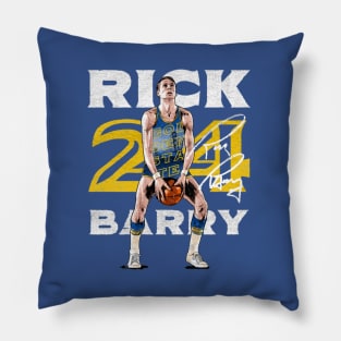 rick barry free throw Pillow
