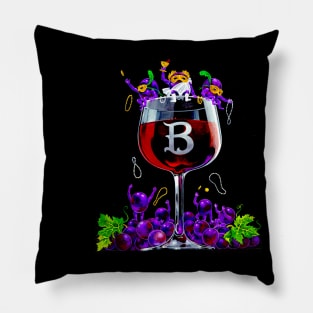 Bacchus Mardi Gras Pillow