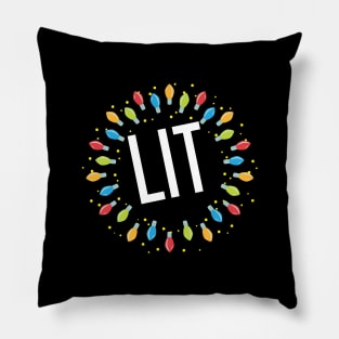 Let's get lit Pillow