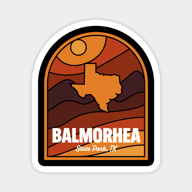 Balmorhea State Park Texas Magnet by HalpinDesign