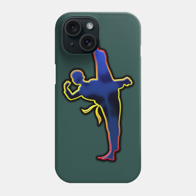 Martial art kick Phone Case by tsign703