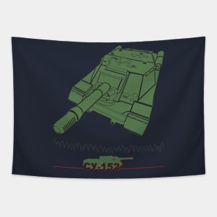 Soviet heavy self-propelled gun SU-152 Tapestry