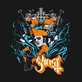 Ghost Retro Orange T-Shirt