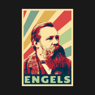 Friedrich Engels Vintage Colors T-Shirt