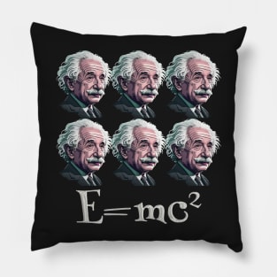 Albert Einstein E = MC2 Pillow