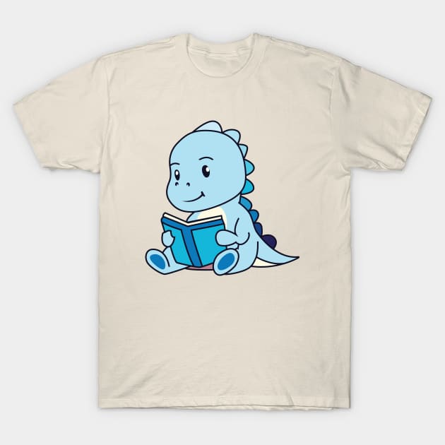 Cute Dinosaurs Book T-Shirt Cute Dinosaurs Book T-Shirt