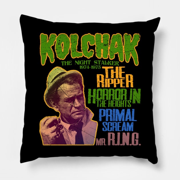 Kolchak The Night Stalker Pillow by RetroPandora