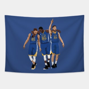 Steph Curry x Klay Thompson x Draymond Green Tapestry