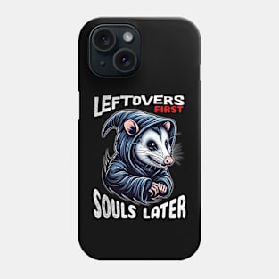 Possum Grim Reaper:  "Leftovers First, Souls Later" | Funny Phone Case