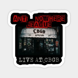 anti nowhere league live at cbgb Magnet