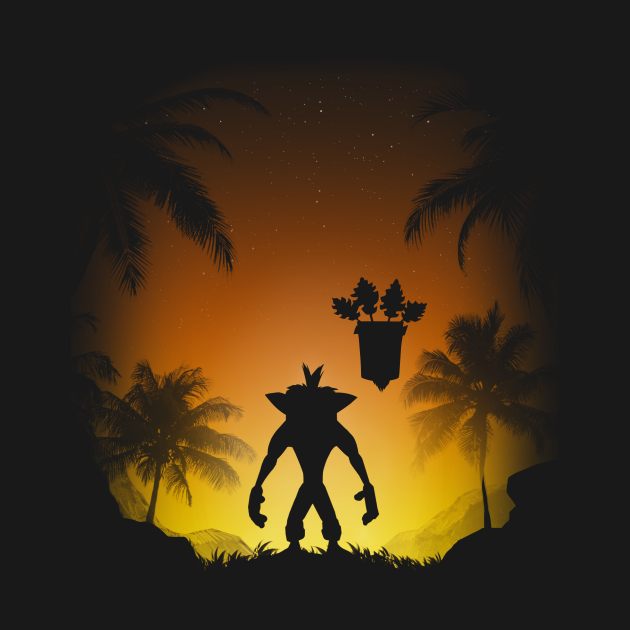 Discover Protector of the Island - Crash Bandicoot - T-Shirt