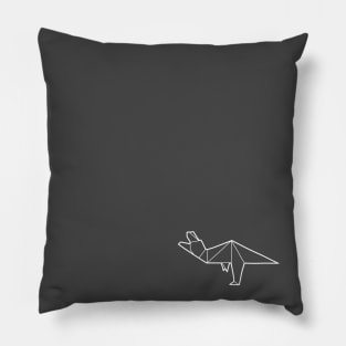 Origami T Rex Pillow