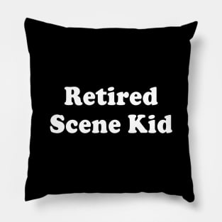 Retired Scene Kid Pillow