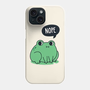 Nope Frog Phone Case