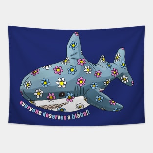 Everyone deserves a blue shark. Tapestry