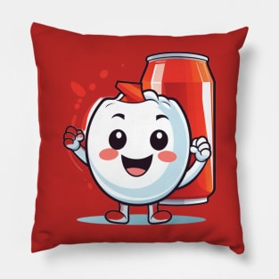 Soft drink cute T-Shirt cute giril Pillow