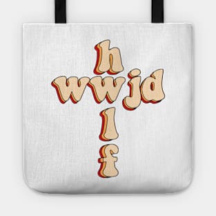 wwjd x hwlf Tote