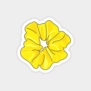 Bright Yellow Scrunchie Magnet