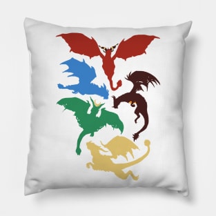 Dragon flights Pillow