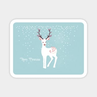 merry christmas deer Magnet