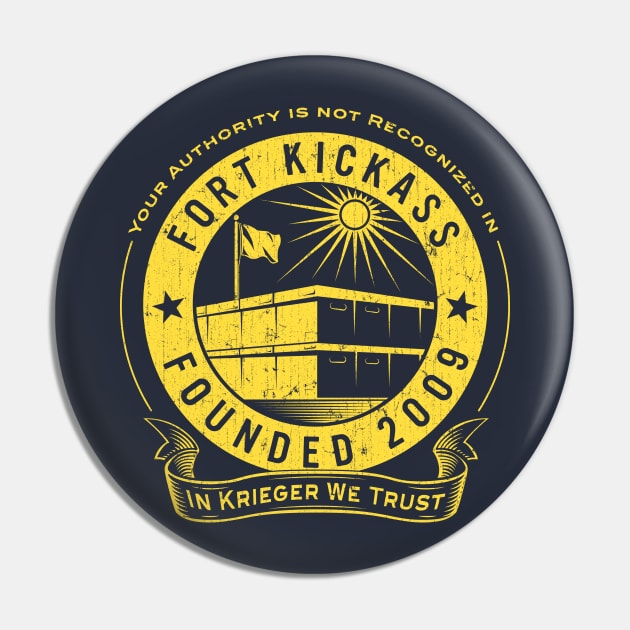 Fort Kickass Pin by ianleino