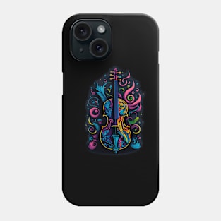 Colorful Cello Illustration Design Phone Case