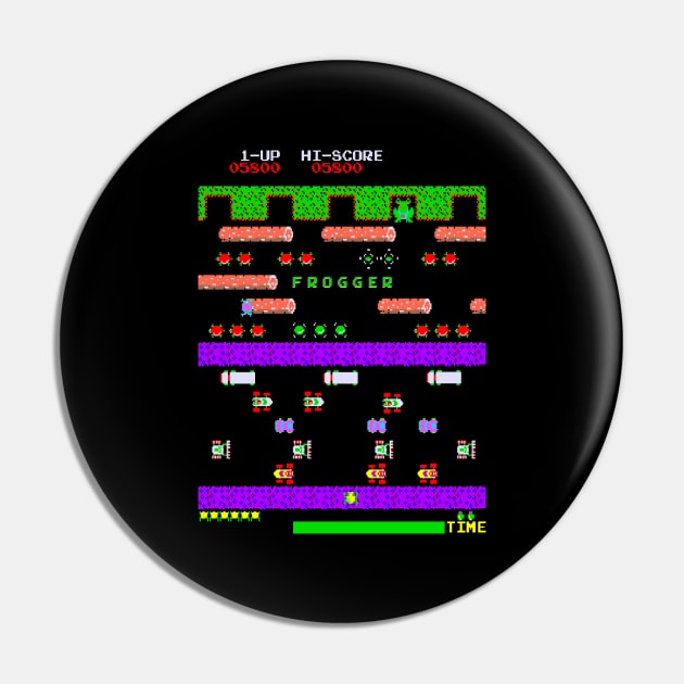 Mod.2 Arcade Frogger Video Game Pin by parashop