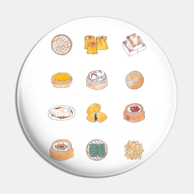 Dim Sum Icon Collage Pin by buhloop.icons