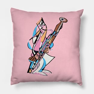 Bunny Bassoonist by Pollux Pillow