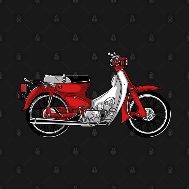 HONDA C70 CLASSIC MOTOR CYCLE by damarhere