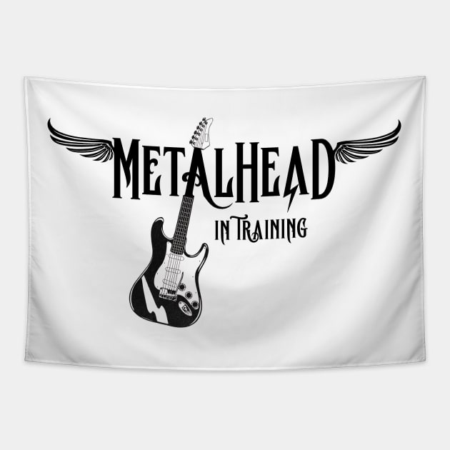 metalhead in training Tapestry by mystudiocreate