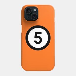 Halloween Billiard Pool Ball 5 five Group Costume Phone Case