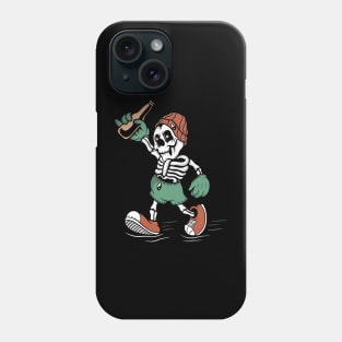 Beer and skull Phone Case