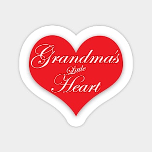 Grandma´s Little Heart Magnet