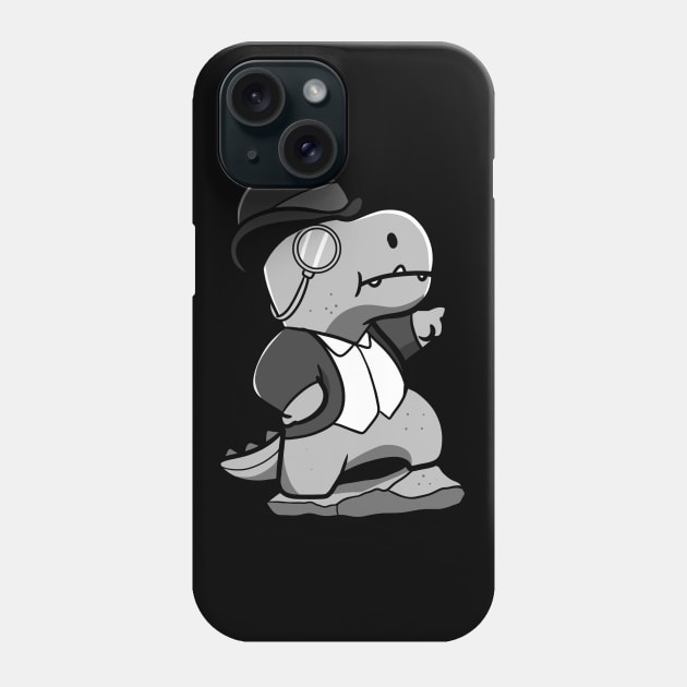 Fancy Dinosaur Phone Case by WildSloths