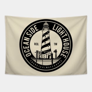 Ocean Side Light House Tapestry