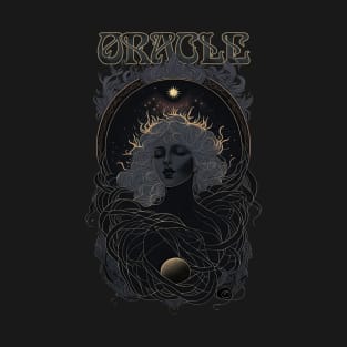 Oracle - Ancient Witch Priestess of Prophecy Art Nouveau T-Shirt