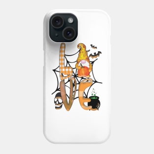 gnomes love halloween Phone Case