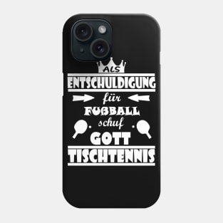 Tischtennis Tischtennisschläger Noppen Spruch Phone Case