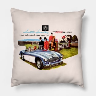 AUSTIN HEALEY 3000 - advert Pillow